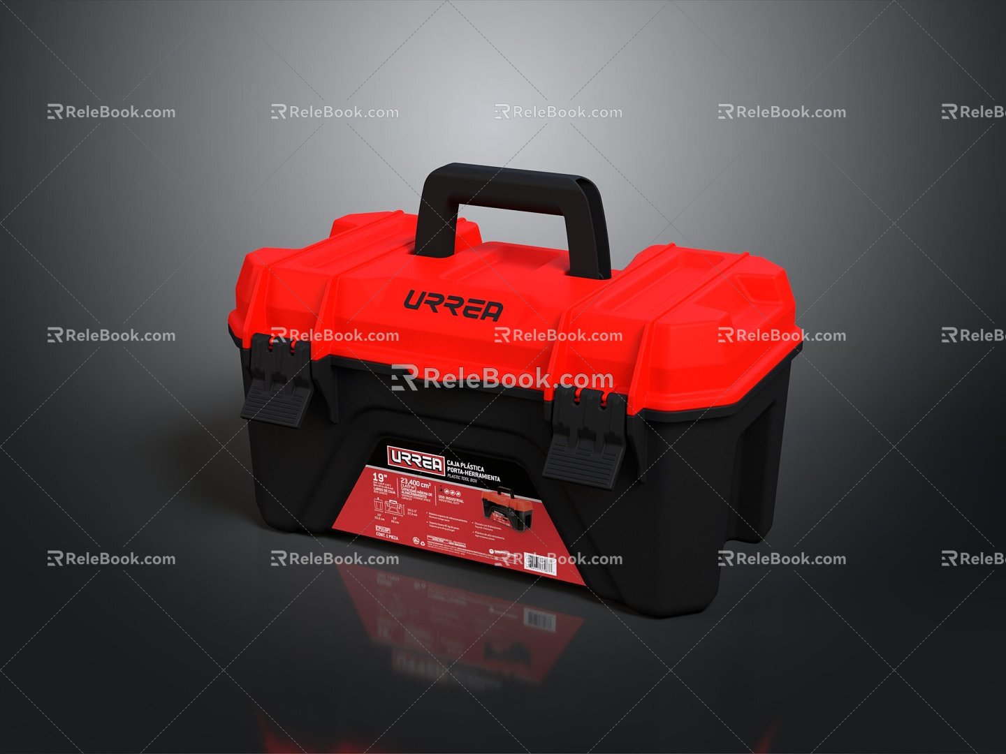 Tool Box Iron Box Multi-layer Tool Box Iron Box Iron Trunk Box Box Box Luggage Leather Box 3d model