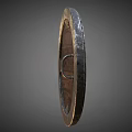 Game Shield Hand-drawn Shield Cartoon Shield Medieval Shield Western Shield Low Face Number Low Model Simple Model Game Sub-era Film and Television Level Super Realism 3d model