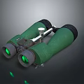 Classic Green Binoculars With Green Lenses For Outdoor Daily Viewing Use