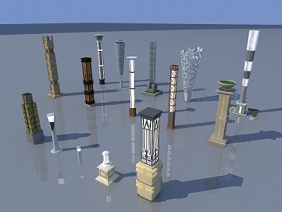 Lamp post 3d model