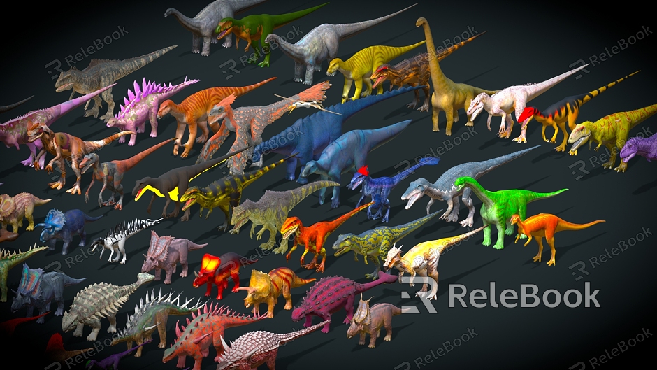 Low Poly Dinosaur Dinosaur Cartoon Dinosaur Cartoon Animal Low Poly Animal Tyrannosaurus Rex Pterosaur model