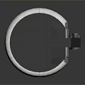Industrial Cylindrical Mechanical Component With White Casing Black Top Metal Frame And Green Buttons