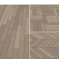 Natural Hardwood Flooring With Herringbone Chevron And Straight Lay Design Patterns