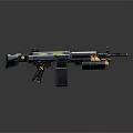 Modern Sci-Fi Gun Sci-Firearms Sci-Fi Game Gun Games Firearms Game Gun 3d model