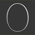 Silver Metallic Chain Belt Fashionable Accessory for Stylish Clothing Outfits