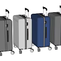Stylish Suitcases In Multiple Colors With Telescopic Handles And Spinner Wheels