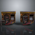 Decoder Cipher World War II Cipher Encoder World War II Encoder 3d model