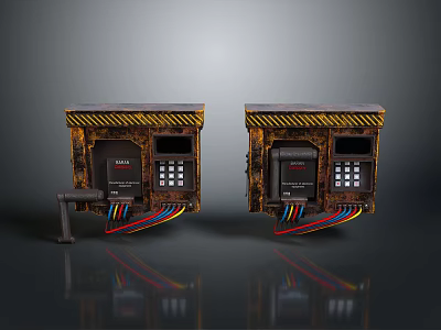Decoder Cipher World War II Cipher Encoder World War II Encoder 3d model