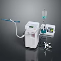 Advanced Clinical Medical Equipment With Display Screen IV Infusion Stand And Treatment Probe