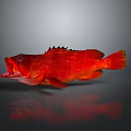 Red Fish Decorative Item For Modern Home Living Room Household Decoration