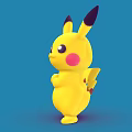 Pikachu Game And Movie Character With Crossed Arms Yellow Body Red Cheeks And Lightning Tail