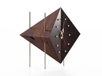 Modern clock decoration clock model