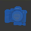 DSLR Camera Card Machine Digital Camera Digital Camera Photographic Equipment 3d model