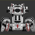 Turret Turntable Railgun Sci-fi Tower Defense Game Tower Defense Sci-fi Turret Game Turret Game Battery 3d model