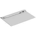 Black Kitchen Countertop Panel with Mounting Holes for Modern Kitchen Use