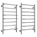 Stainless Steel Bathroom Cabinet Racks With Heated Towel Rails And Wall Mounted Design