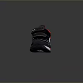 FILA Kids Black Red Sports Shoes With Velcro Straps Comfortable Design