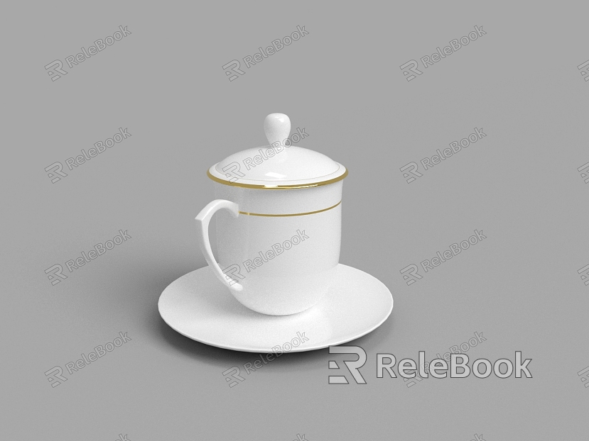 Light Luxury Tea Cup Meeting Cup model