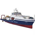 Boris Petrov University Research Vessel With Scientific Equipment On Deck