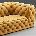 Postmodern Baxter Multiplayer Sofa 3d model