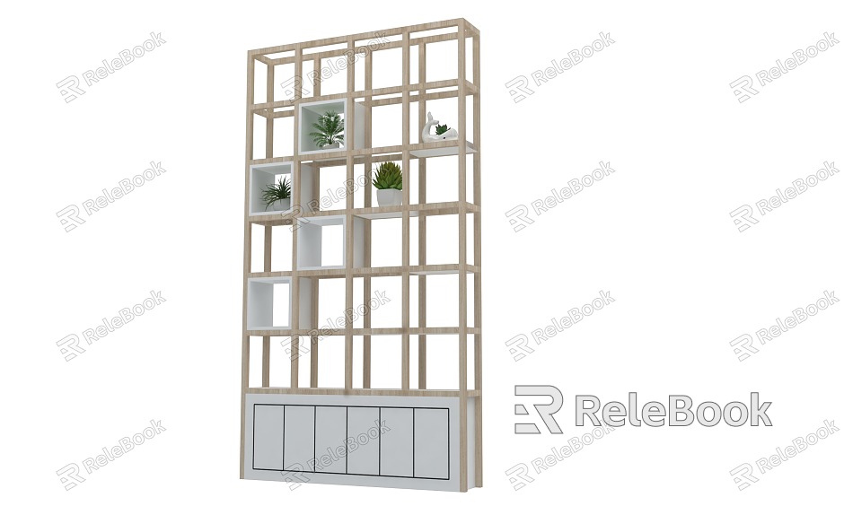 Support showcase shelf product display model