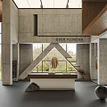 Modern Clothing Store Interior Design With Display Racks Brick Wall And Bright Lighting