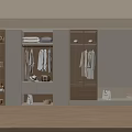 Modern Built in Wardrobe Featuring Hanging Space Shelves Drawers and LED Lighting