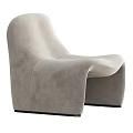 Stylish Pink Gray And Blue Velvet Leisure Chairs With Curved Modern Design