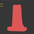 Golden Obelisk Sculpture with Intricate Carved Patterns on Stable Base