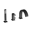 Black Modern Faucets With Various Styles For Bathroom And Kitchen Fixtures