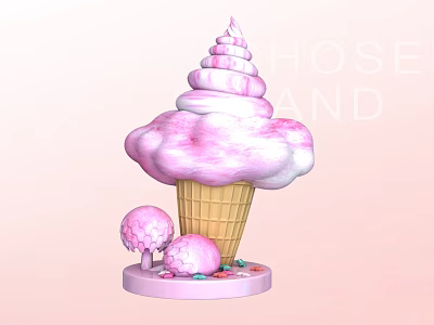 Ice Cream 3d model Ice Cream 3d model