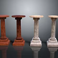 Columns Stone Columns Stone Columns Old Columns Roman Columns Roman Columns Classical Columns Greek Columns 3d model