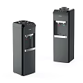 Sleek Black Standing Water Dispensers With Modern Design For Daily Home Use Appliances