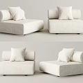 Modern Minotti Single Sofa 3d model