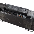 Vintage Retro Boombox Radio Cassette Player With Dual Speakers And Handle