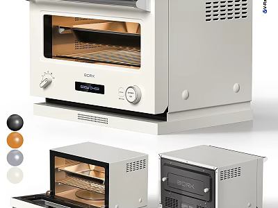 Modern Design Kitchen Appliances Oven with Multiple Colors Sleek Style and Home Use 3d model