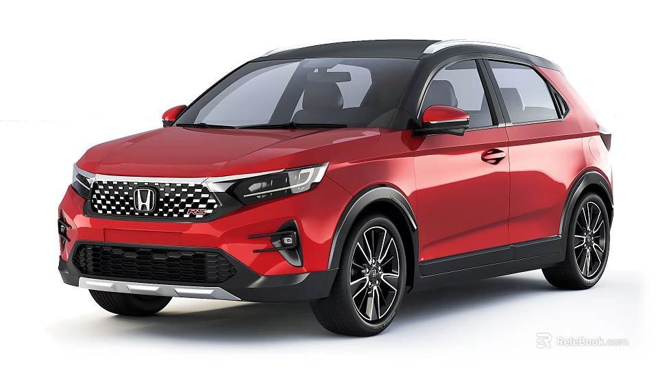Red SUV Car Exterior Design With Modern Styling And Details 3d model 