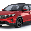 Red SUV Car Exterior Design With Modern Styling And Details