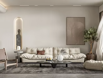 The Silent Living Room 3d model