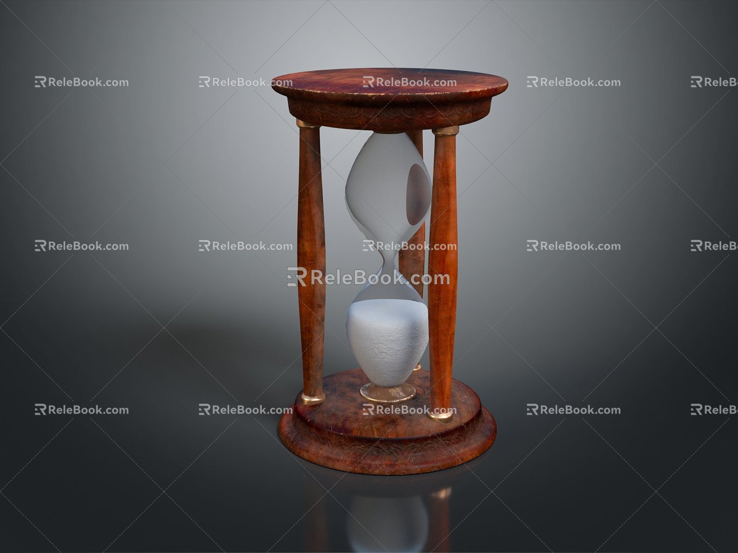 Retro Hourglass Rotating Hourglass model