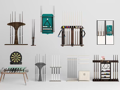 Modern billiard cue billiard pool 3d model