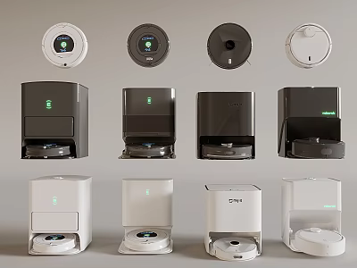 Smart Automatic Soap Dispensers With Various Modern Designs And Different Color Styles 3d model