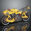 Modern Motorcycle Sci-Fi Motorcycle Concept Motorcycle 3d model