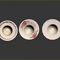 Everyday Living Essentials Paper Cups With Matching Saucers Featuring Colorful Decorative Patterns