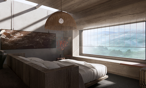 Quiet Rooms Resort Hotel Rooms 3d model