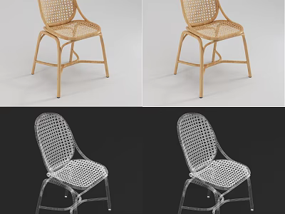 Woven Design Leisure Chair With Metal Frame And Multiple Color Options For Home Decor 3d model