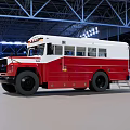 Fire fighting command vehicle 3d model