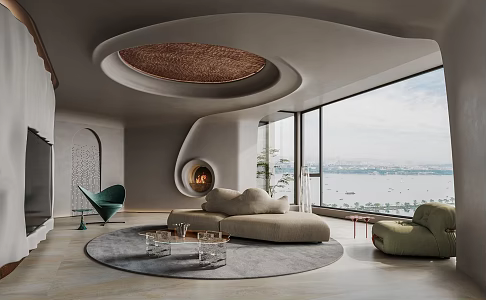 The Silent Living Room 3d model