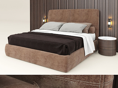 Background double bed model