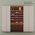 Modern Stylish Wooden Bookshelf With Built In Warm LED Light For Home Book Storage